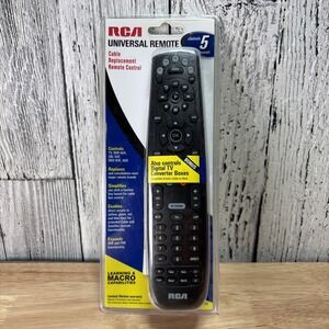 RCA Universal Remote Control 5 Devices Cable Replacement Remote